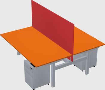 Shared electric desk