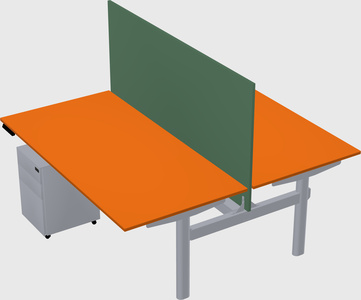 Shared electric desk