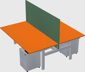 Shared electric desk