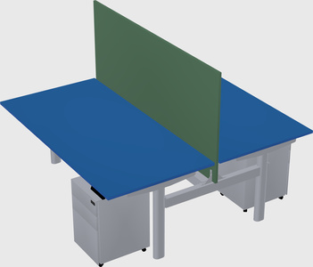 Shared electric desk