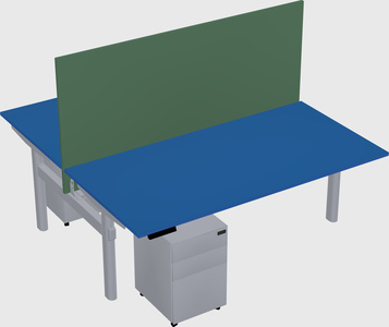 Shared electric desk