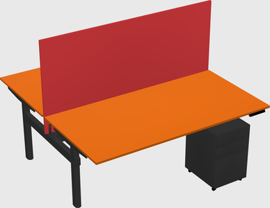 Shared electric desk