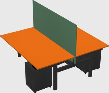 Shared electric desk