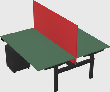 Shared electric desk