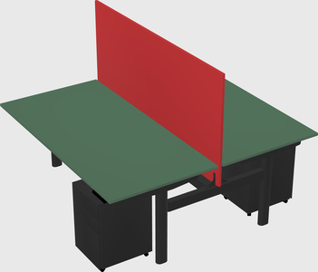 Shared electric desk