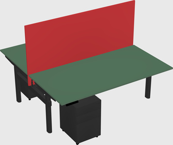 Shared electric desk