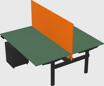 Shared electric desk