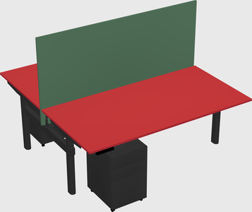 Shared electric desk