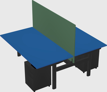 Shared electric desk