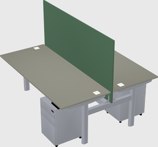 Shared electric desk