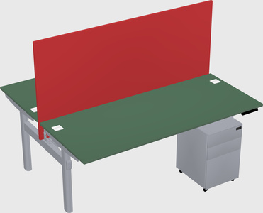Shared electric desk
