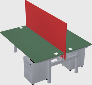 Shared electric desk