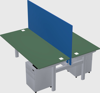 Shared electric desk