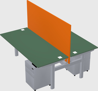 Shared electric desk