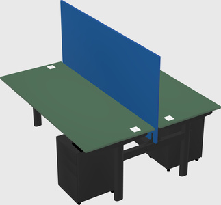 Shared electric desk