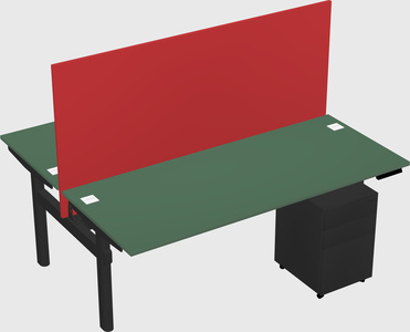 Shared electric desk