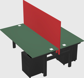 Shared electric desk