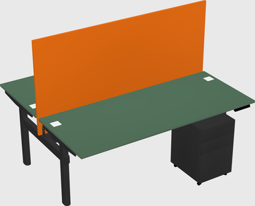 Shared electric desk