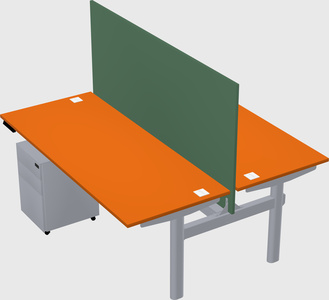 Shared electric desk