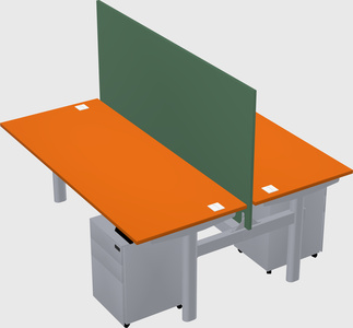 Shared electric desk