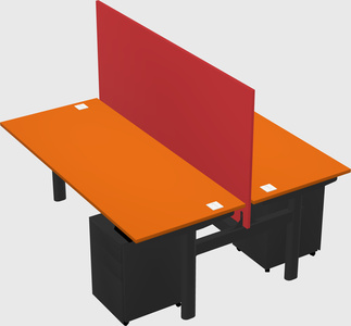 Shared electric desk