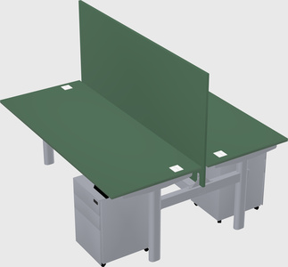 Shared electric desk