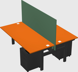 Shared electric desk