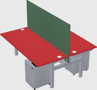 Shared electric desk