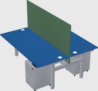 Shared electric desk