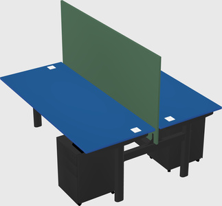 Shared electric desk