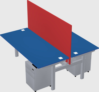 Shared electric desk