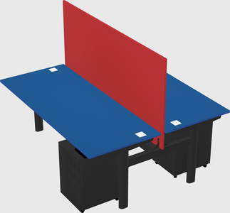 Shared electric desk