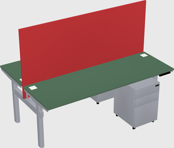 Shared electric desk