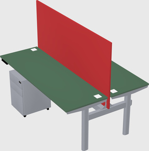 Shared electric desk