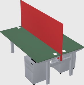 Shared electric desk