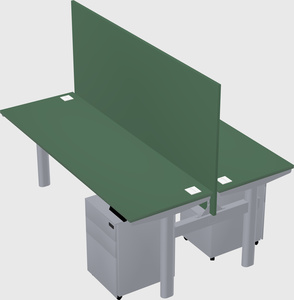 Shared electric desk