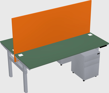 Shared electric desk