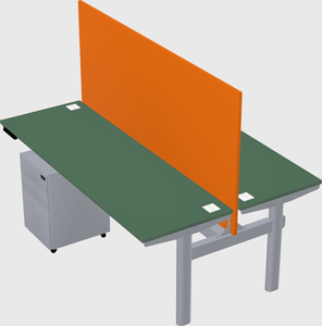 Shared electric desk