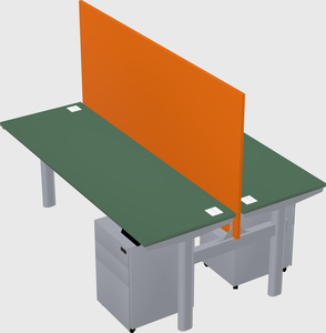 Shared electric desk