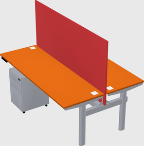Shared electric desk