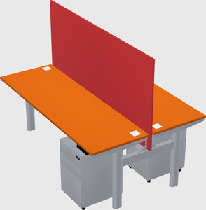 Shared electric desk