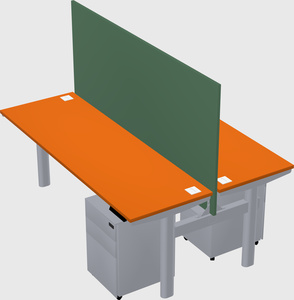 Shared electric desk