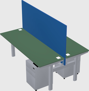 Shared electric desk