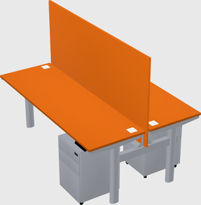 Shared electric desk