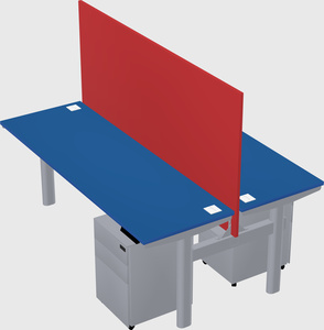 Shared electric desk