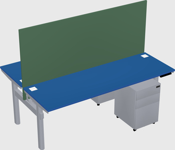 Shared electric desk