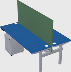 Shared electric desk