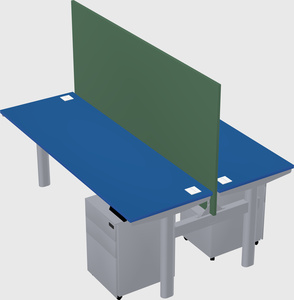 Shared electric desk