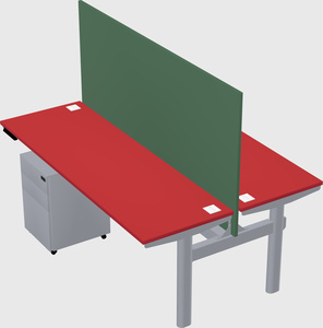 Shared electric desk