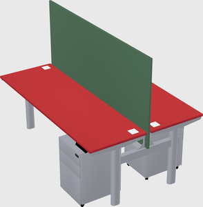 Shared electric desk